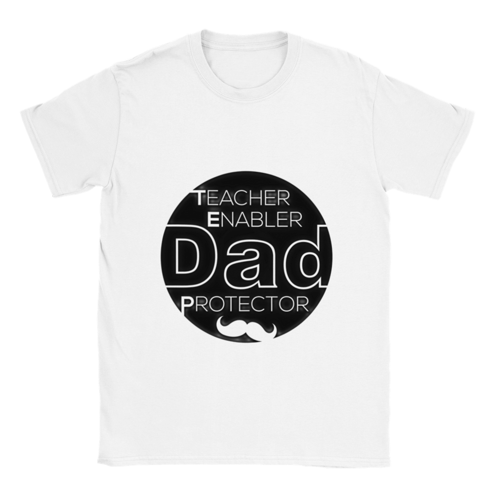 Dad Protector Enabler Teacher Classic Unisex Crewneck T-shirt