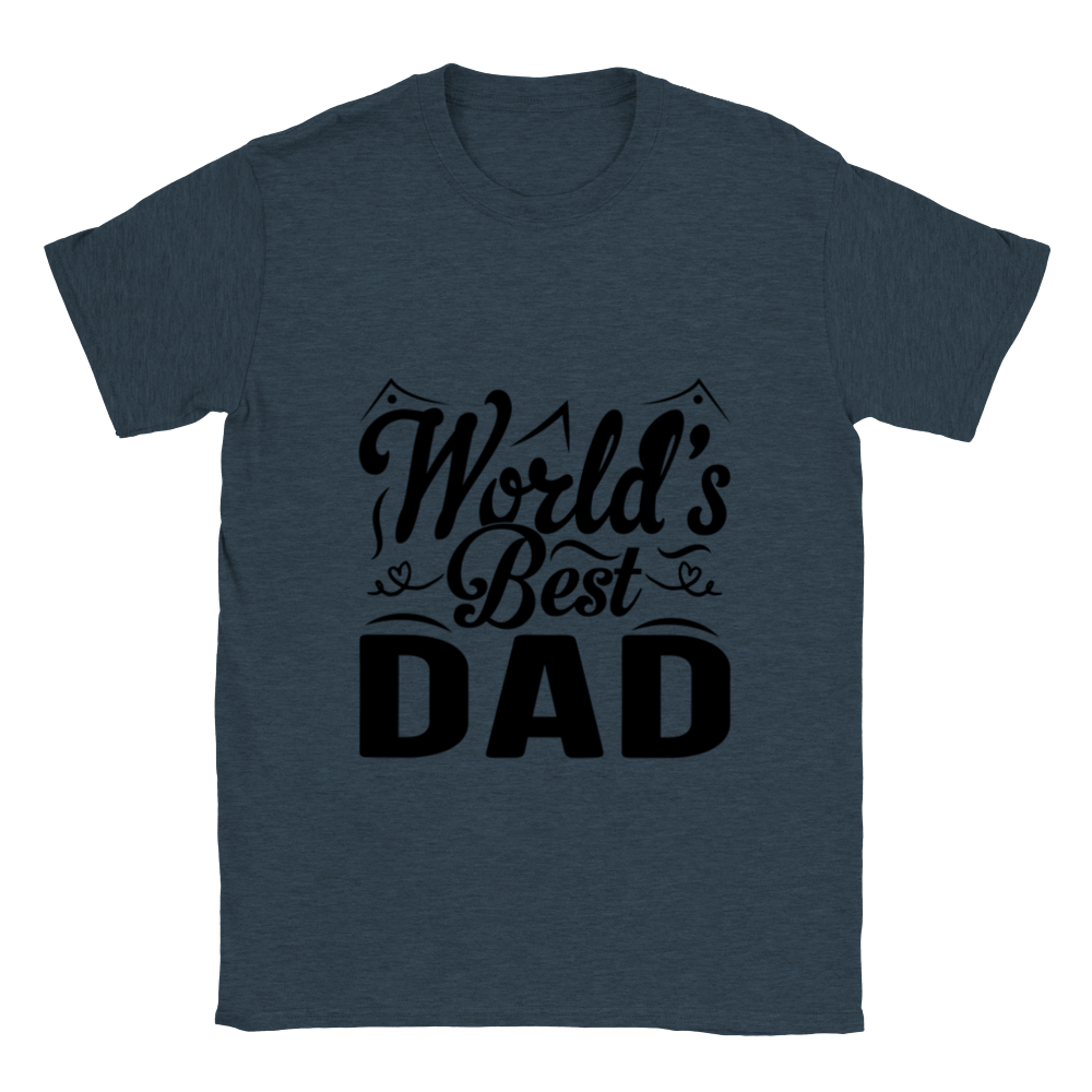 Worlds Best Dad Classic Unisex Crewneck T-shirt