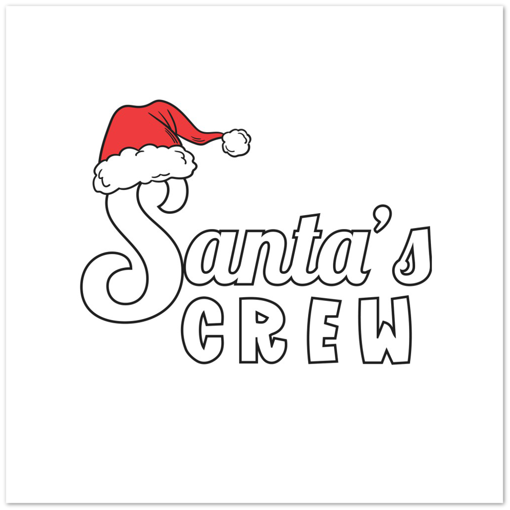 Santa Crew Premium Matte Paper Poster