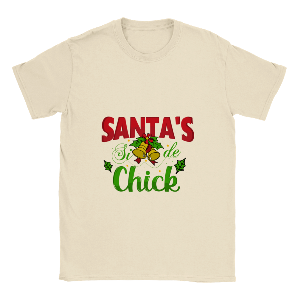 Santas Side Chick Classic Unisex Crewneck T-shirt