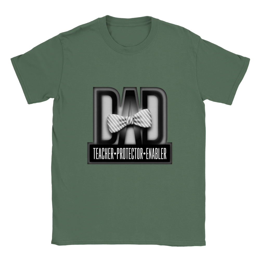 Dad Protector Enabler Teacher Classic Unisex Crewneck T-shirt