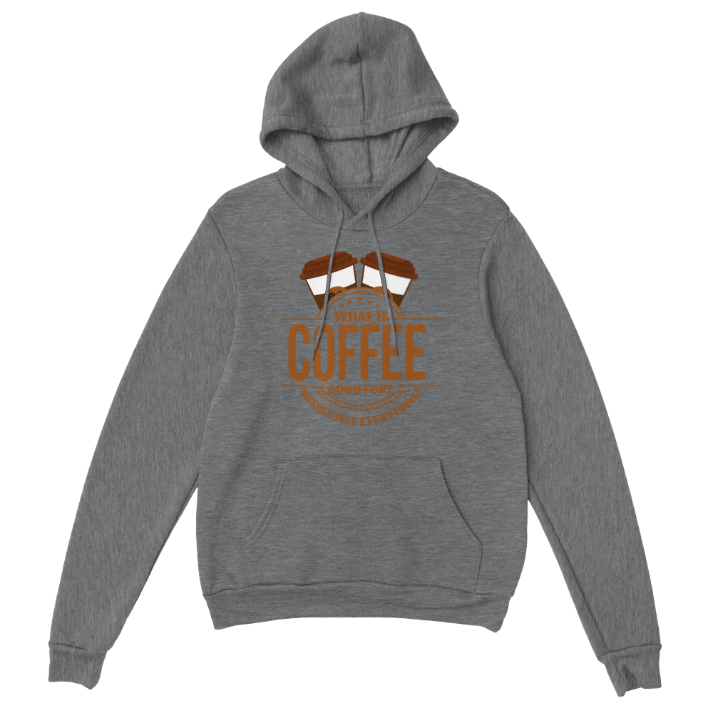 What is Coffee Good for? Absolutely Everything! Classic Unisex Pullover Hoodie