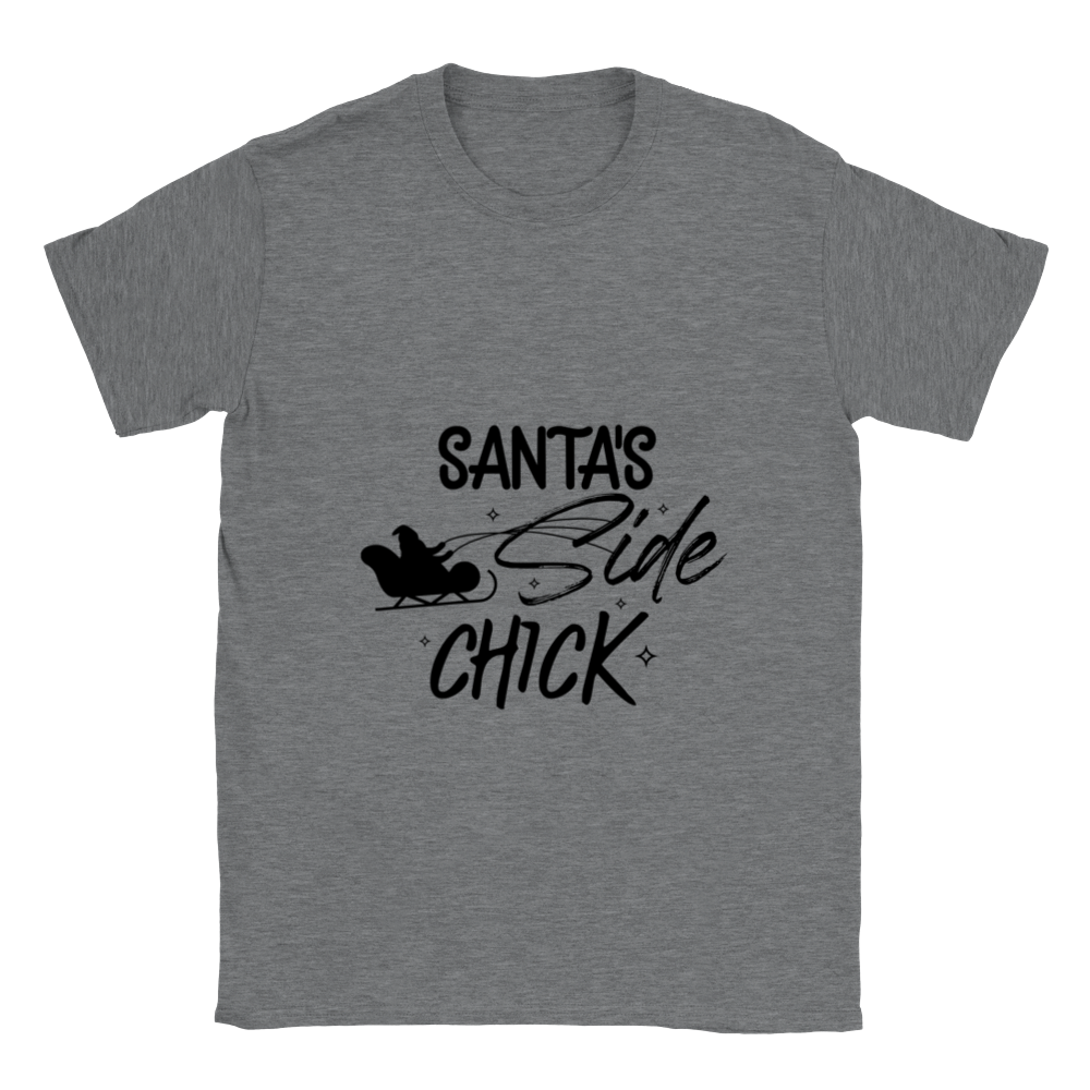 Santas Side Chick Classic Unisex Crewneck T-shirt