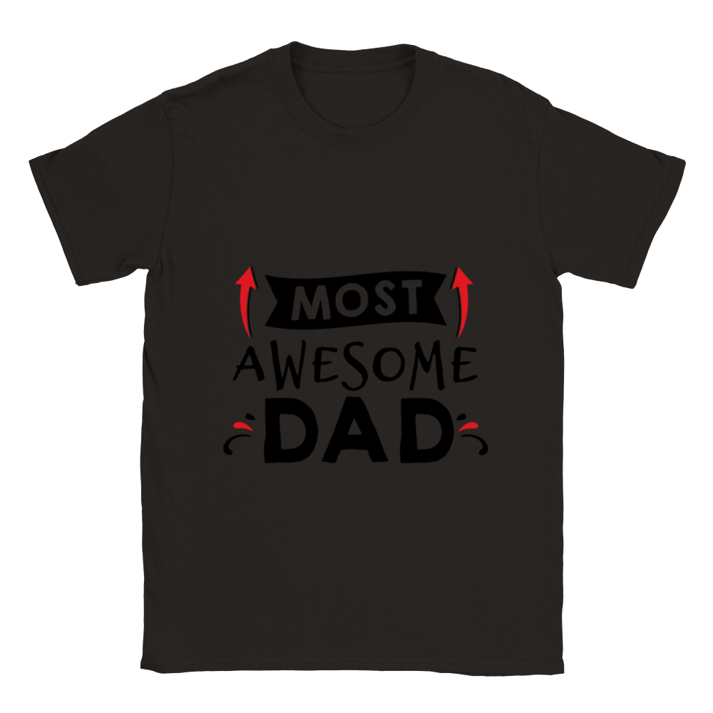 Most Awesome Dad Unisex Crewneck T-shirt