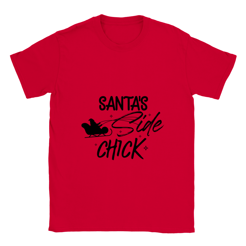 Santas Side Chick Classic Unisex Crewneck T-shirt