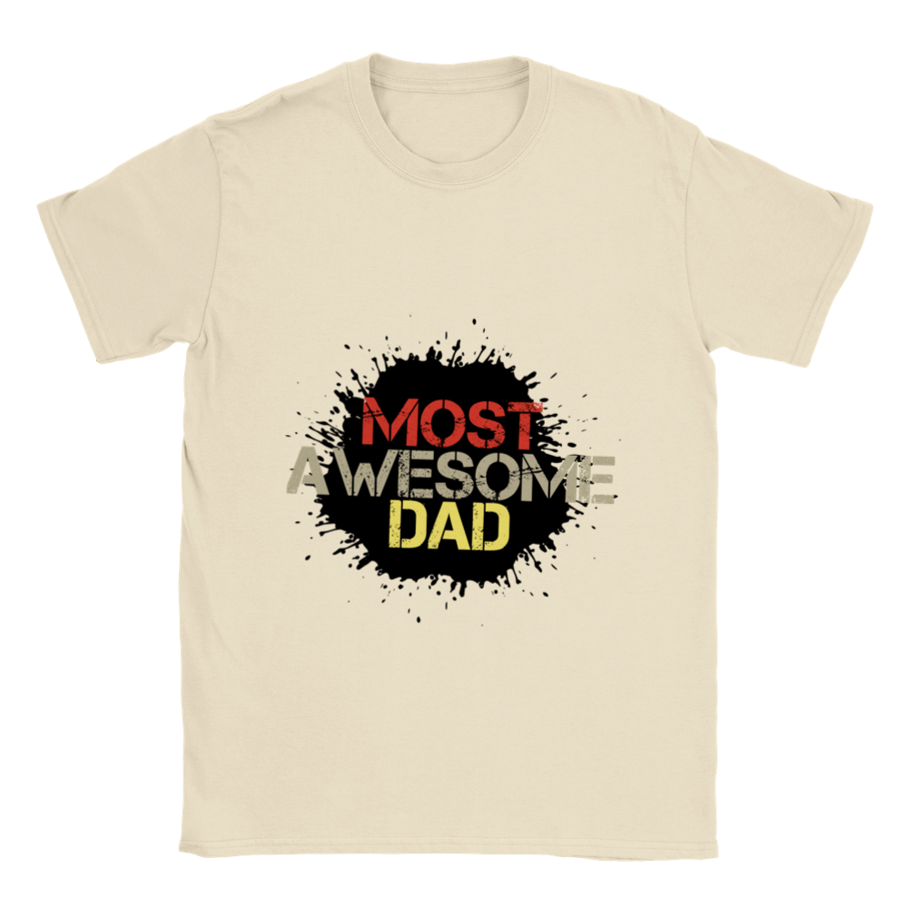 Most Awesome Dad Classic Unisex Crewneck T-shirt