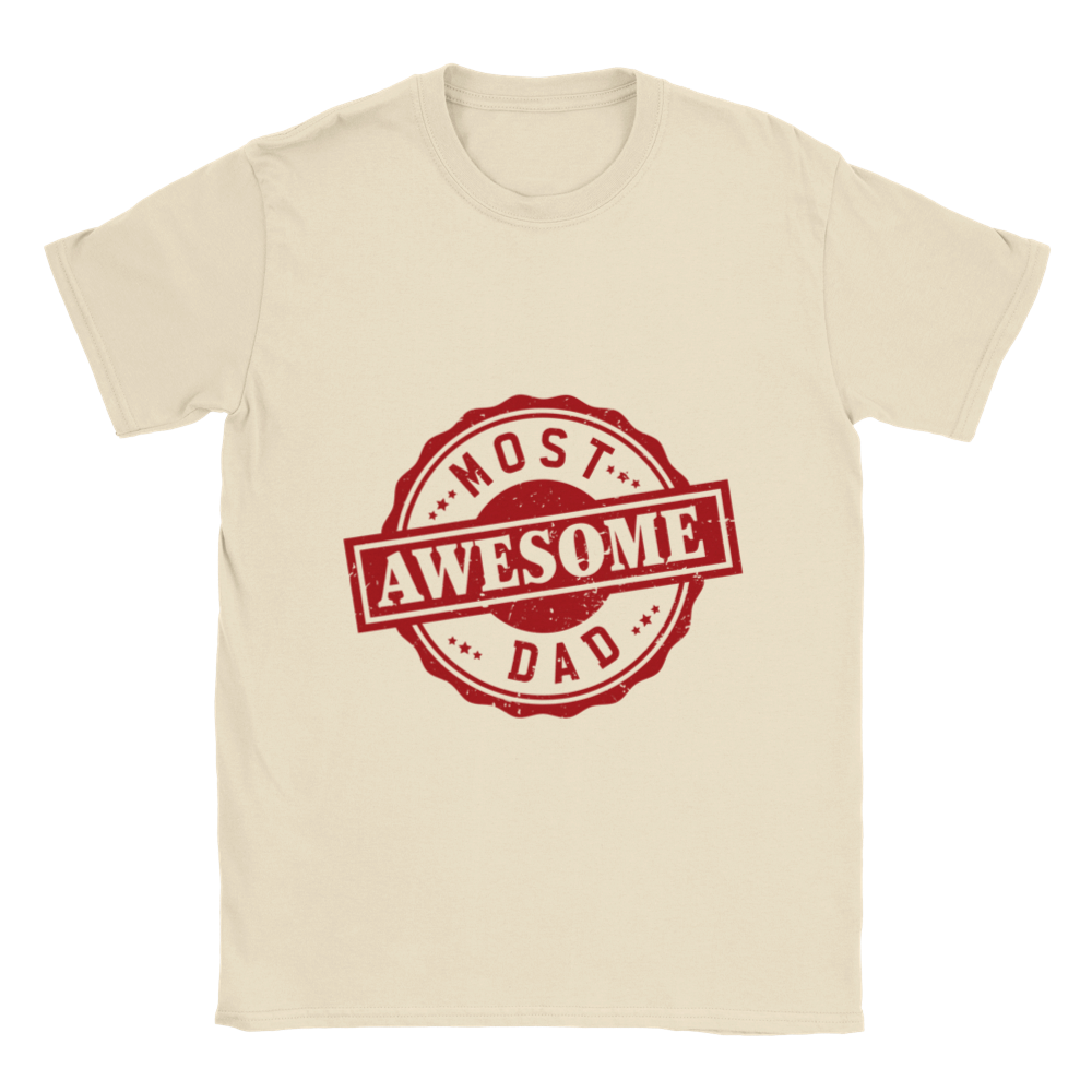 Most Awesome Dad Classic Unisex Crewneck T-shirt