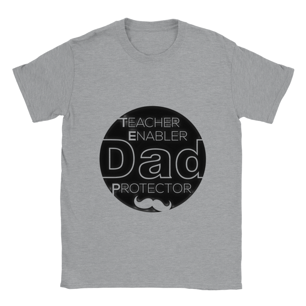 Dad Protector Enabler Teacher Classic Unisex Crewneck T-shirt