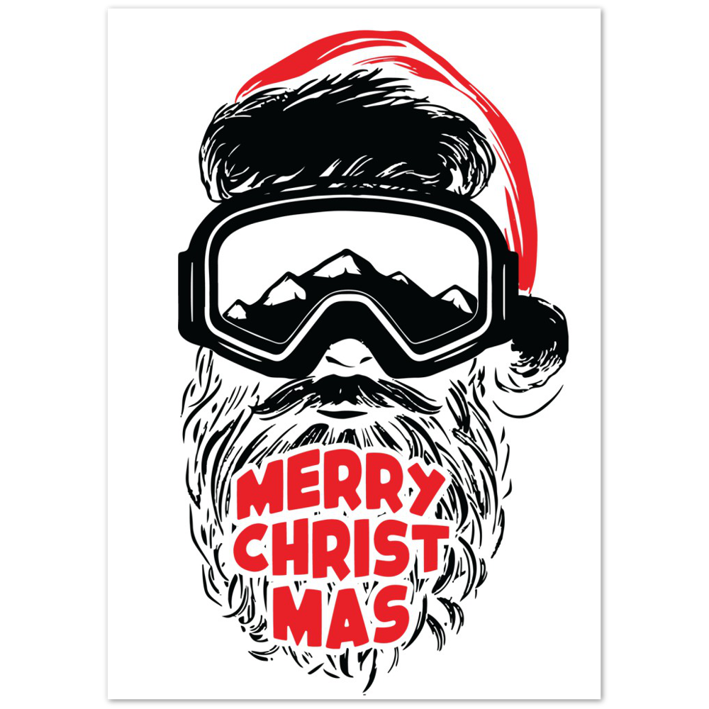 Merry Christmas Premium Matte Paper Poster
