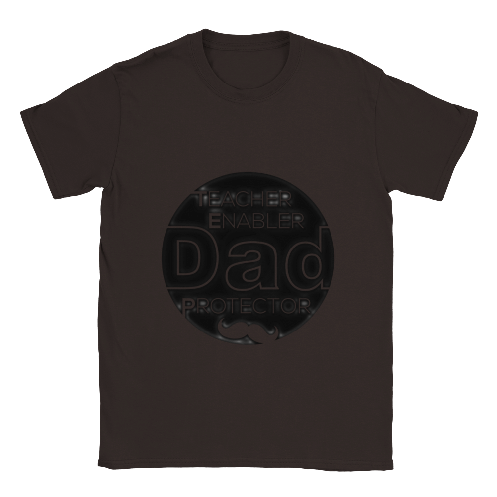 Dad Protector Enabler Teacher Classic Unisex Crewneck T-shirt