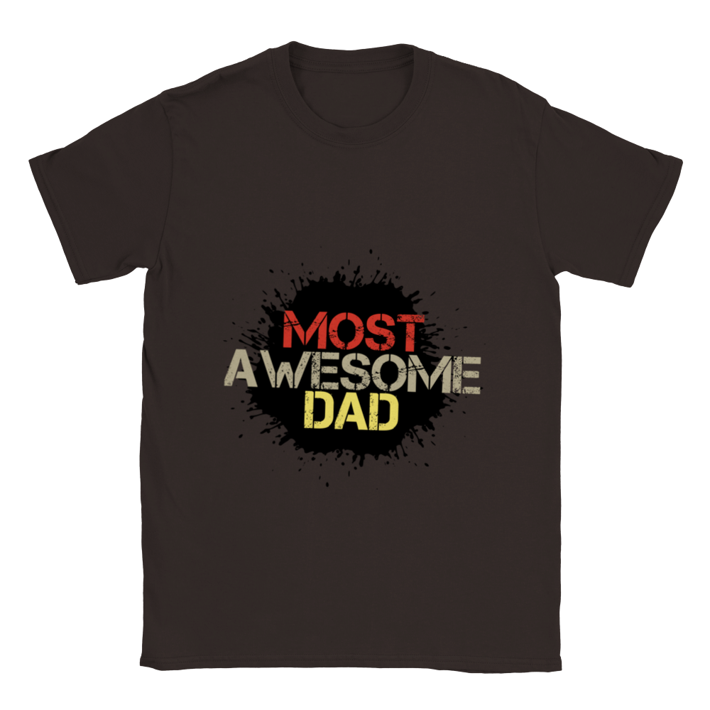 Most Awesome Dad Classic Unisex Crewneck T-shirt