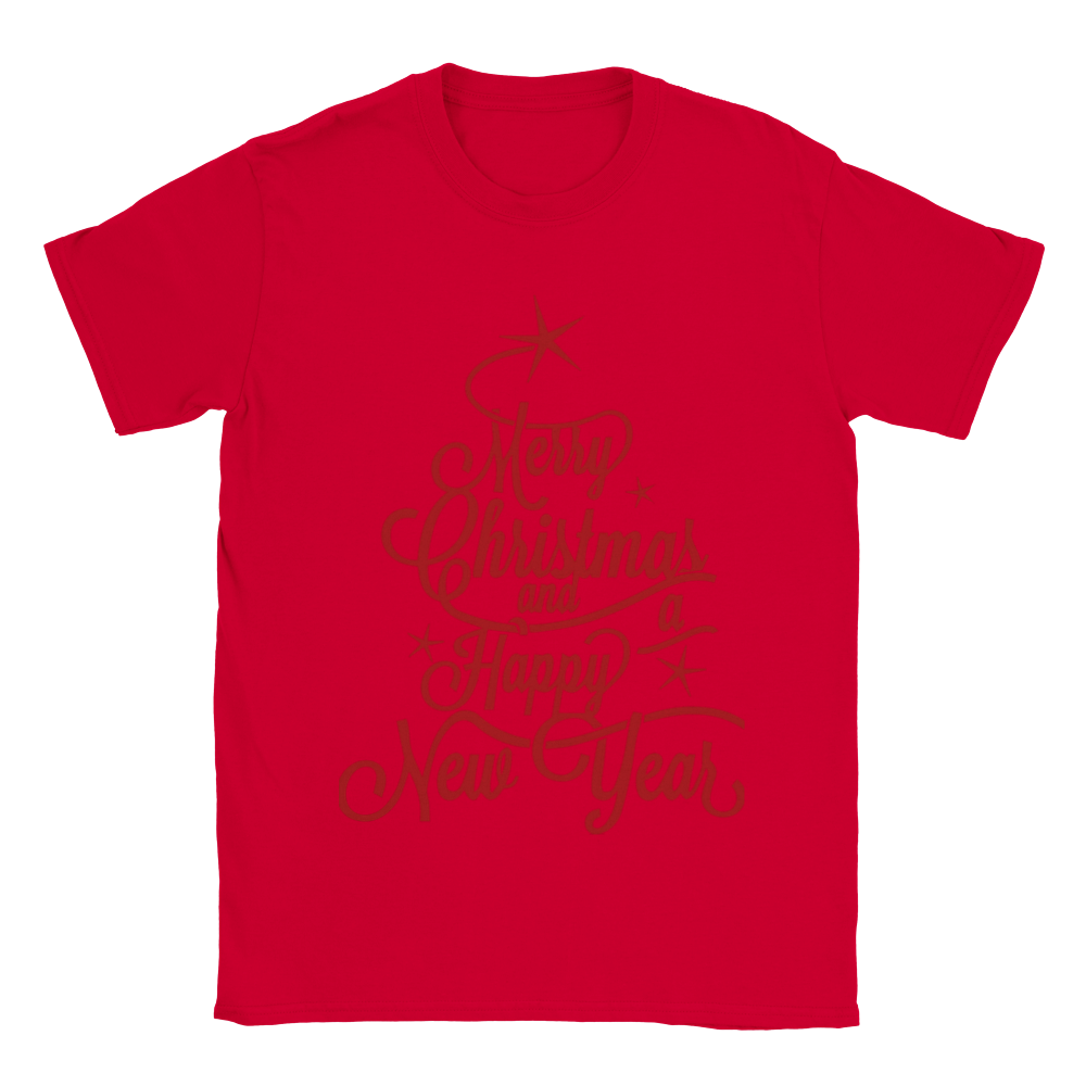 Merry Christmass & Happy New Year Classic Unisex Crewneck T-shirt