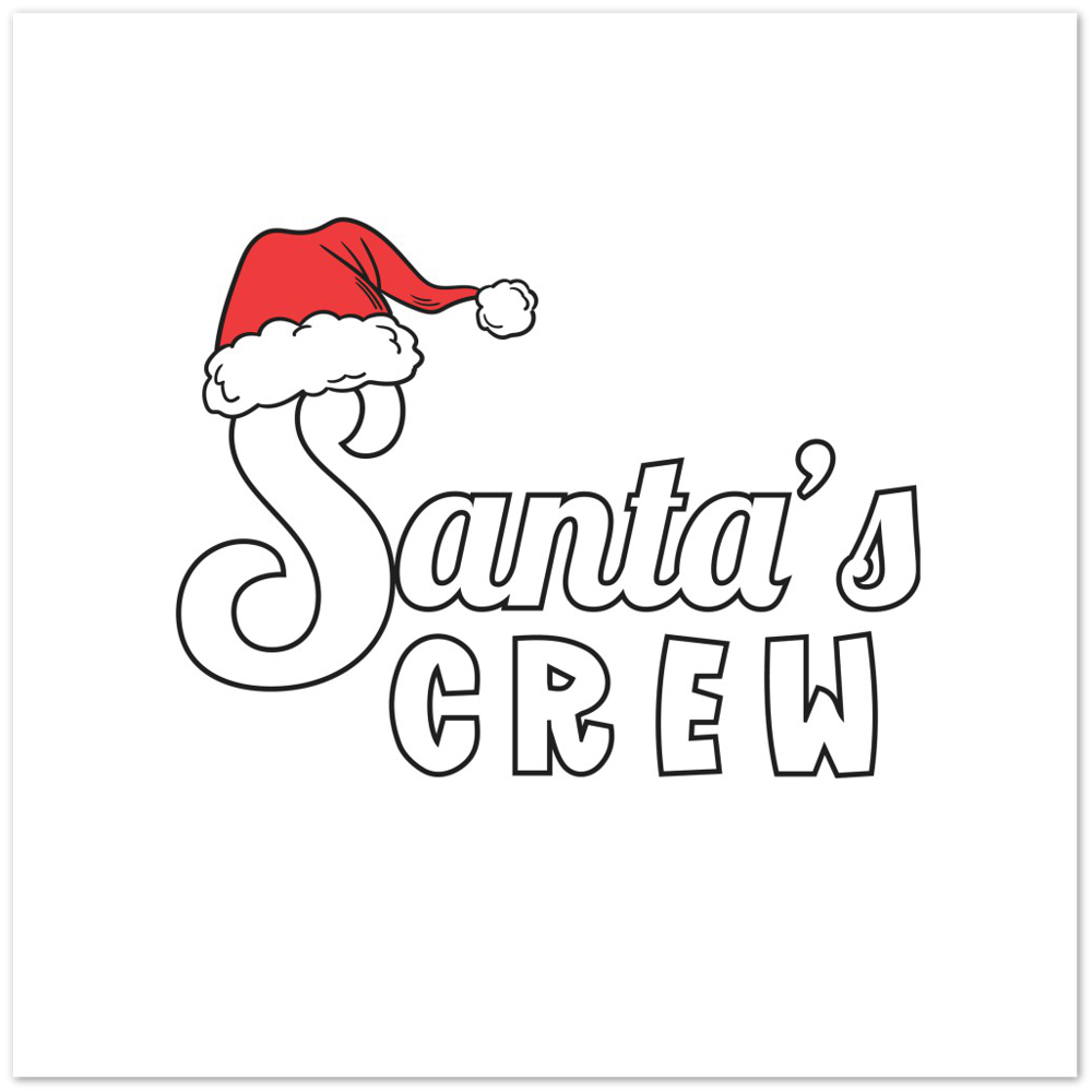 Santa Crew Premium Matte Paper Poster