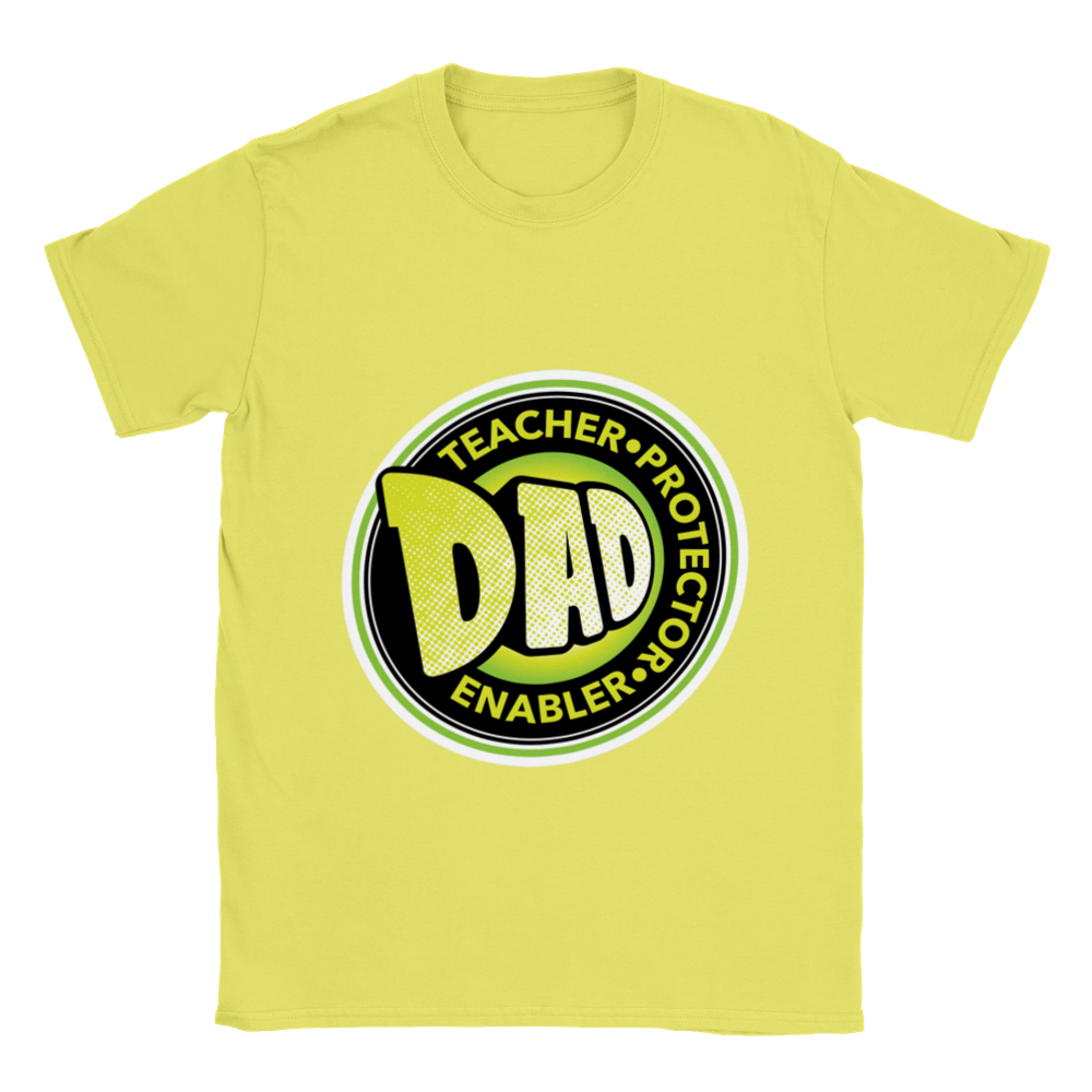 Dad Protector Enabler Teacher Classic Unisex Crewneck T-shirt