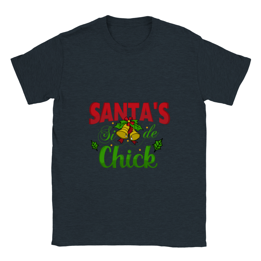Santas Side Chick Classic Unisex Crewneck T-shirt