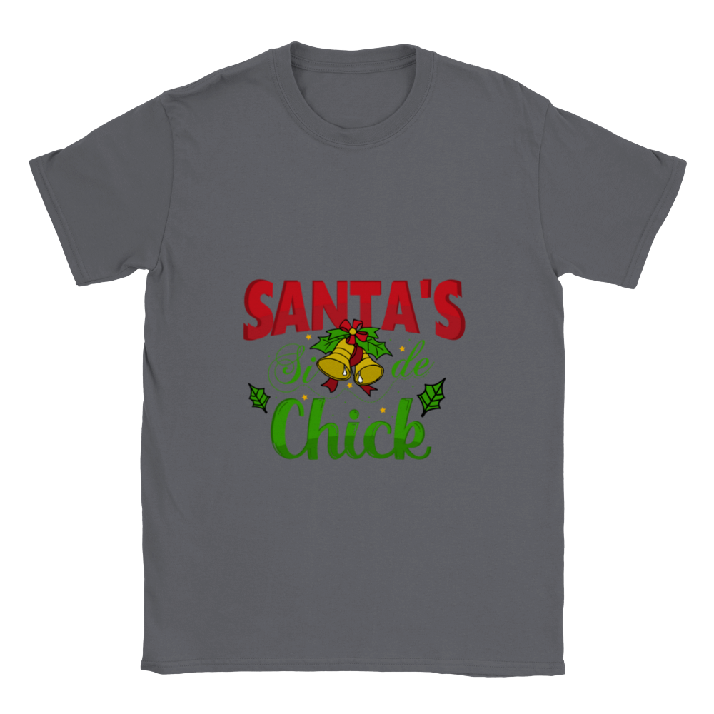 Santas Side Chick Classic Unisex Crewneck T-shirt