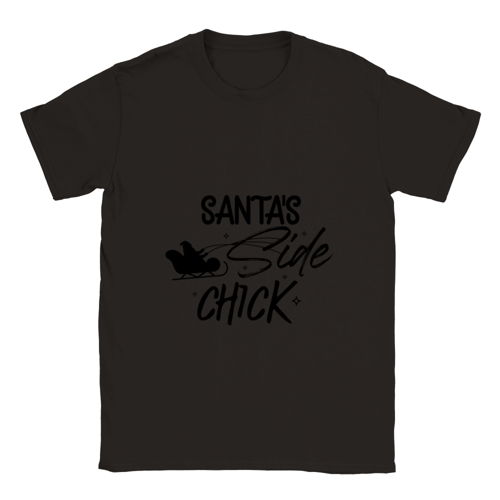Santas Side Chick Classic Unisex Crewneck T-shirt