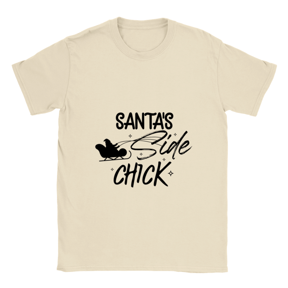 Santas Side Chick Classic Unisex Crewneck T-shirt
