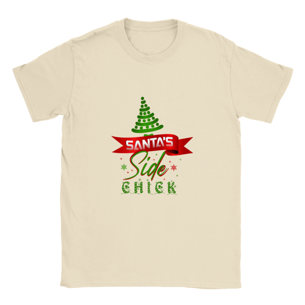 Santas Side Chick Classic Unisex Crewneck T-shirt