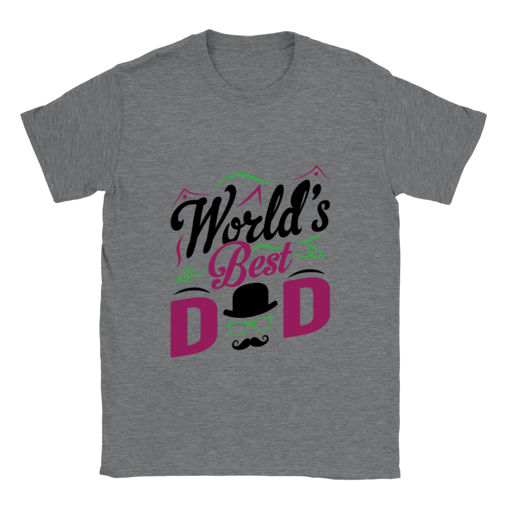 Worlds Best Dad Classic Unisex Crewneck T-shirt