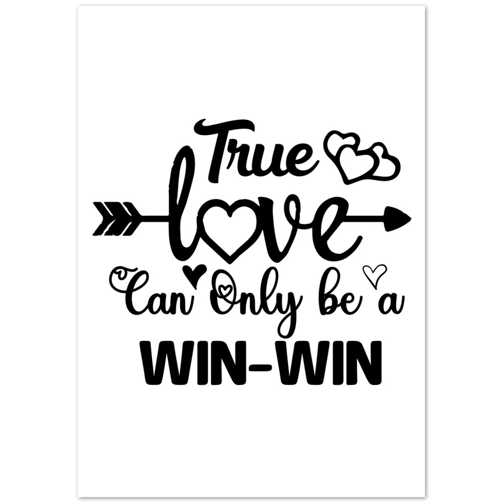 True Love Premium Matte Paper Poster