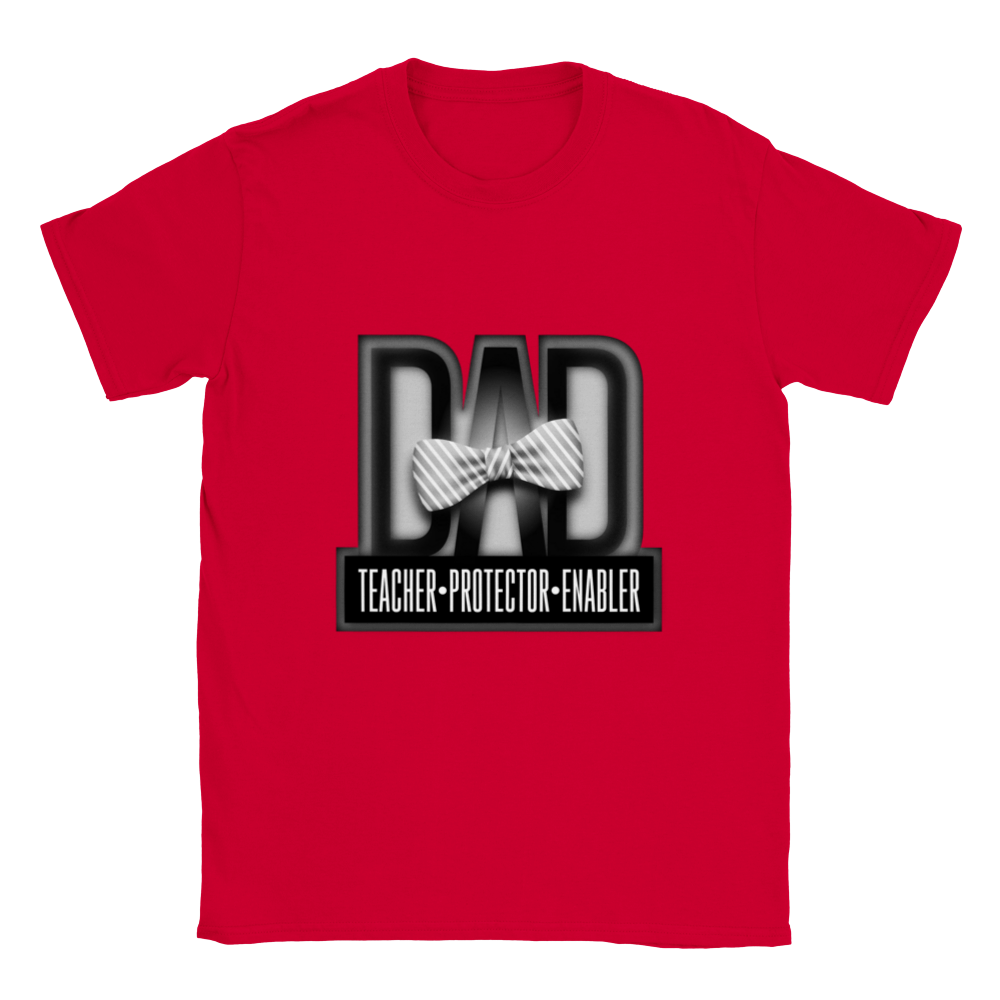 Dad Protector Enabler Teacher Classic Unisex Crewneck T-shirt
