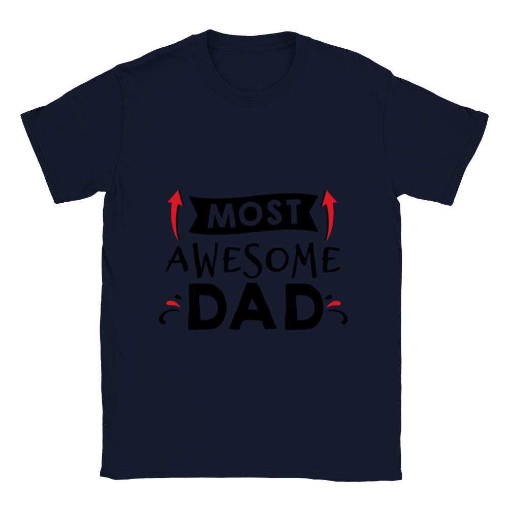 Most Awesome Dad Unisex Crewneck T-shirt