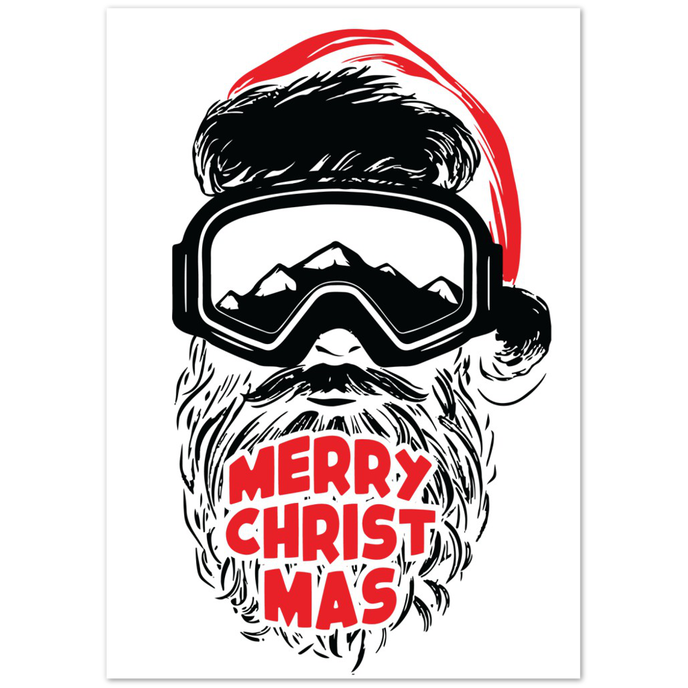 Merry Christmas Premium Matte Paper Poster