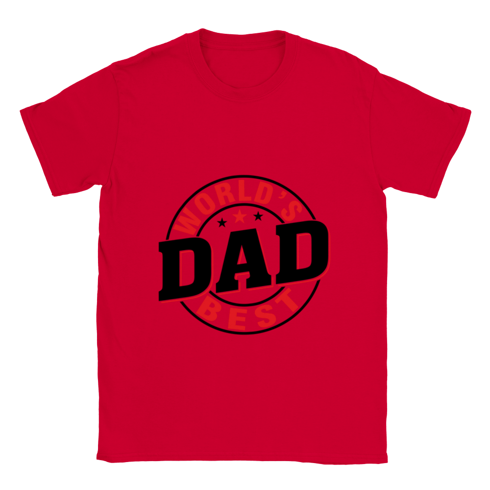 Worlds Best Dad Classic Unisex Crewneck T-shirt
