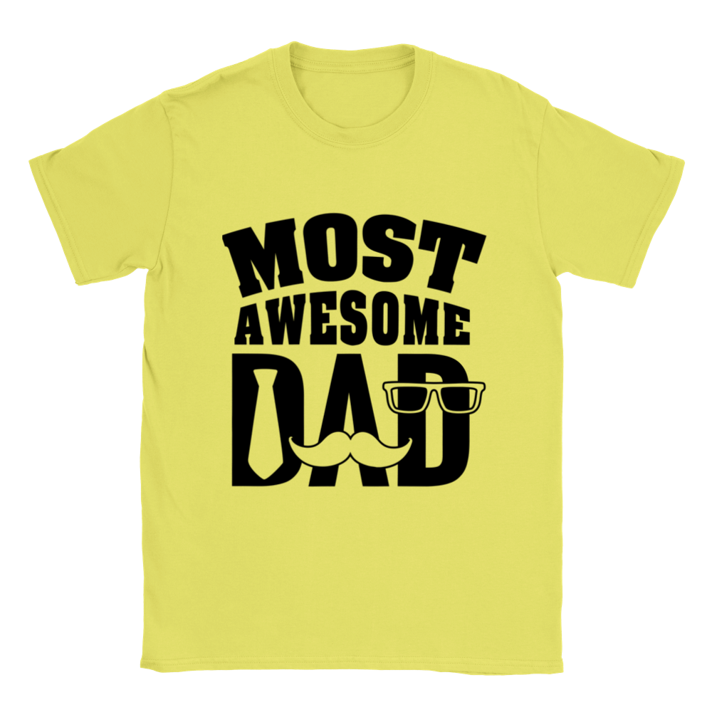 Most Awesome Dad Classic Unisex Crewneck T-shirt