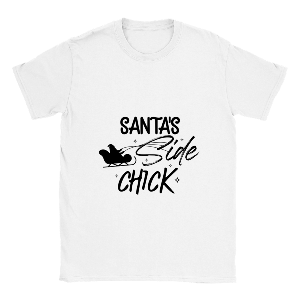 Santas Side Chick Classic Unisex Crewneck T-shirt
