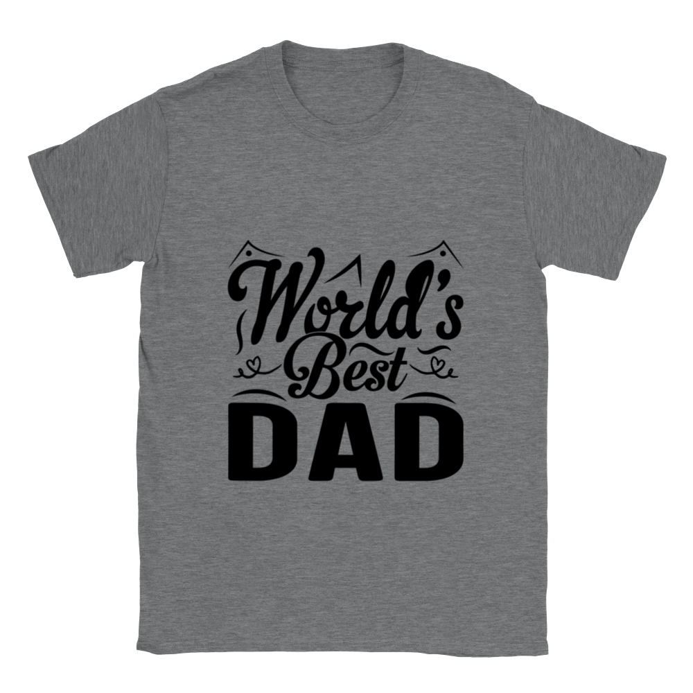Worlds Best Dad Classic Unisex Crewneck T-shirt