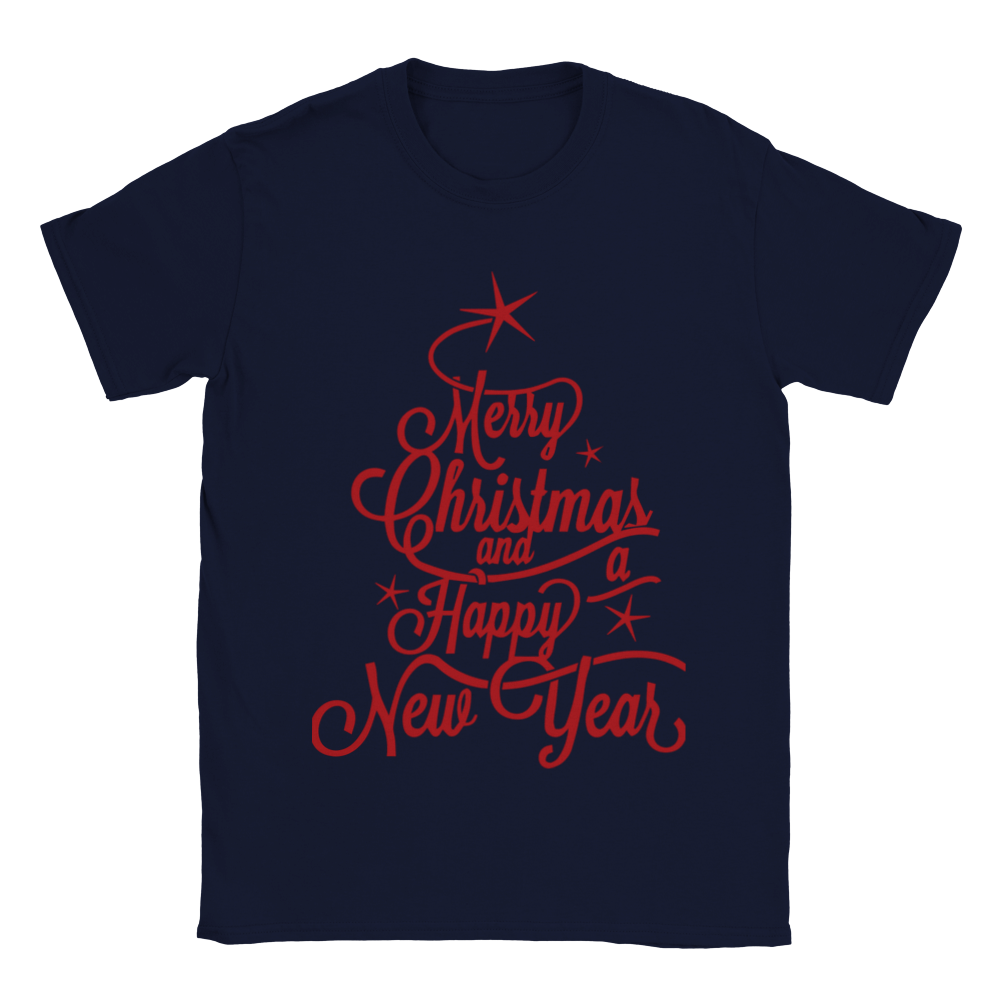 Merry Christmass & Happy New Year Classic Unisex Crewneck T-shirt