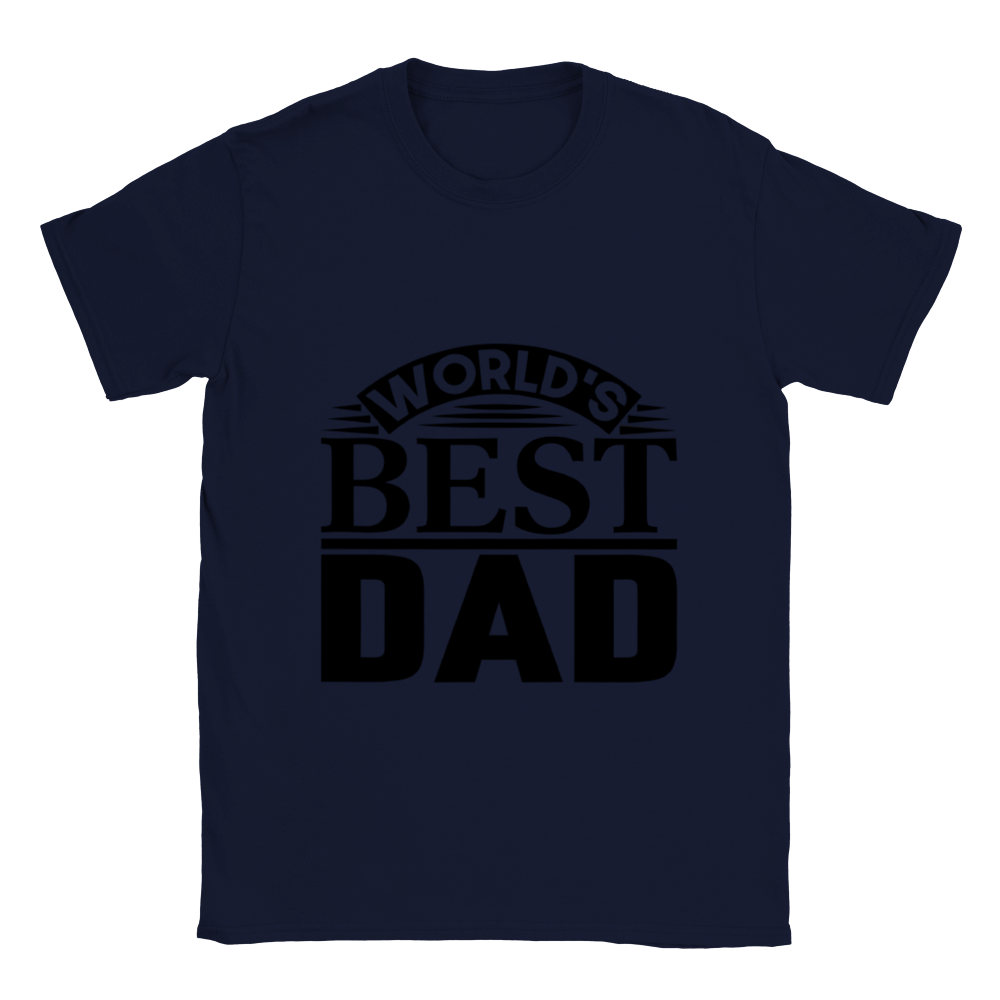 Worlds Best Dad Classic Unisex Crewneck T-shirt