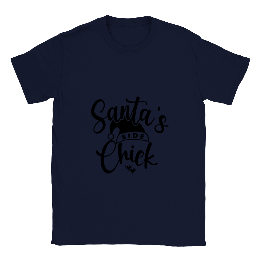 Santas Side Chick Classic Unisex Crewneck T-shirt