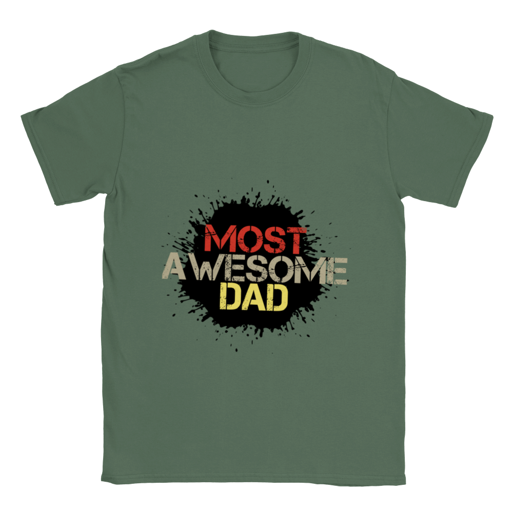 Most Awesome Dad Classic Unisex Crewneck T-shirt