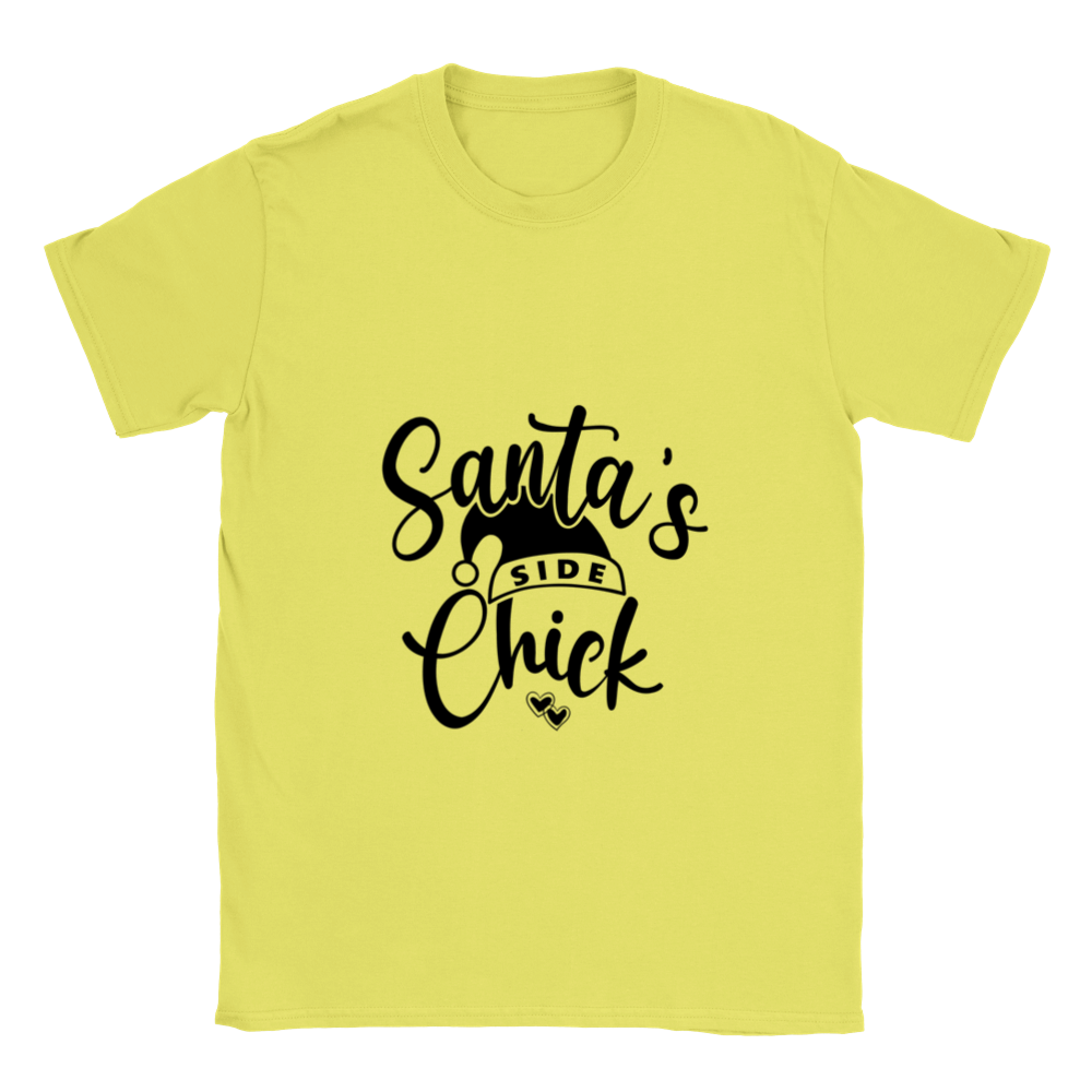 Santas Side Chick Classic Unisex Crewneck T-shirt