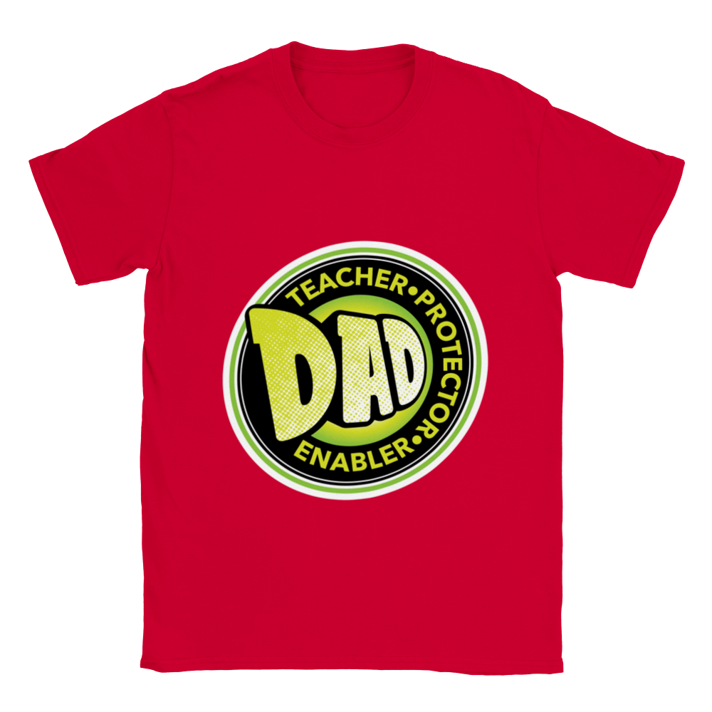 Dad Protector Enabler Teacher Classic Unisex Crewneck T-shirt