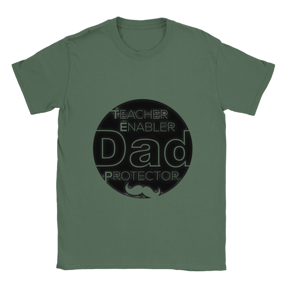 Dad Protector Enabler Teacher Classic Unisex Crewneck T-shirt