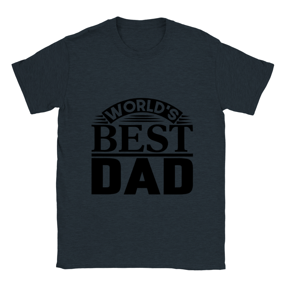 Worlds Best Dad Classic Unisex Crewneck T-shirt