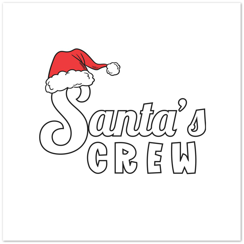 Santa Crew Premium Matte Paper Poster