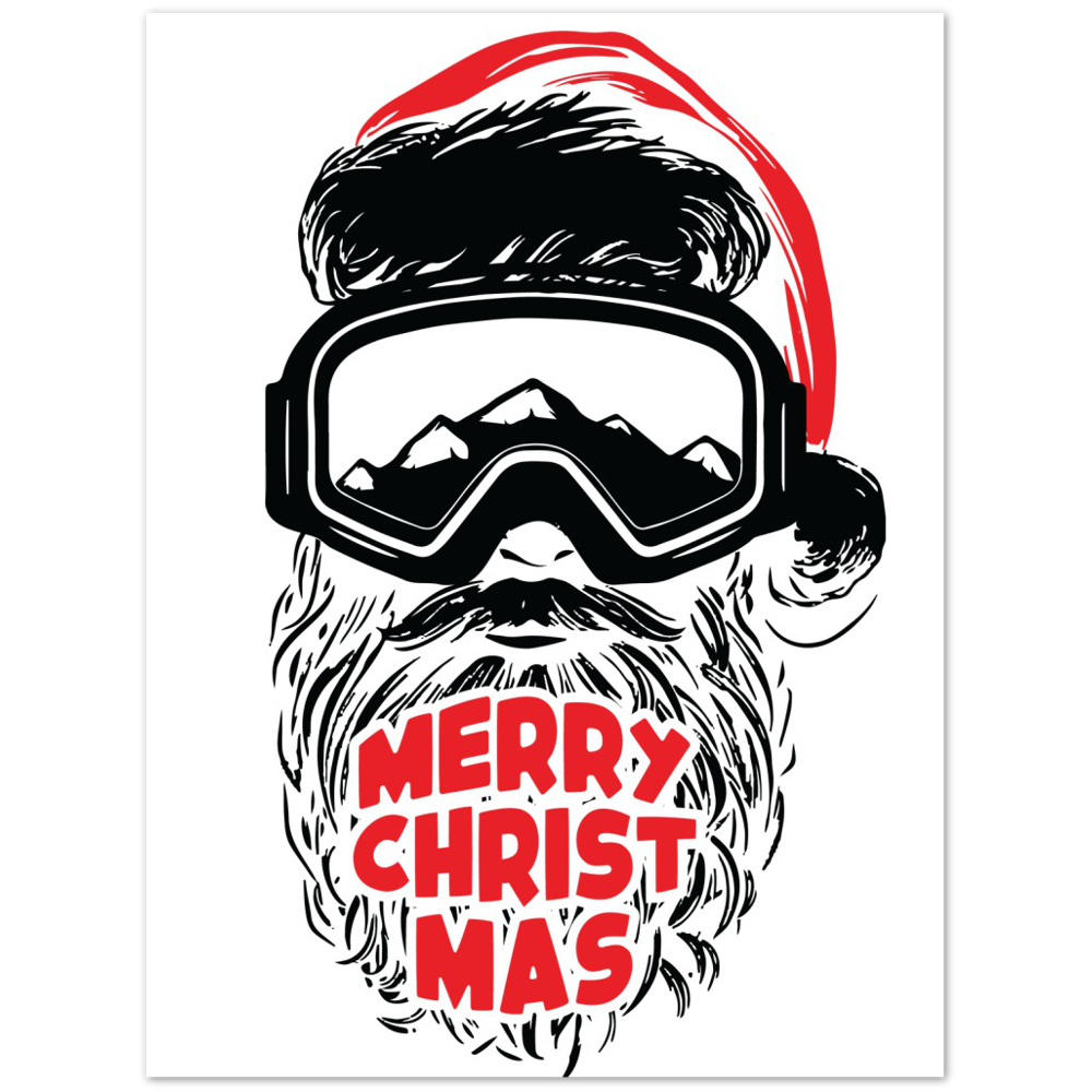 Merry Christmas Premium Matte Paper Poster