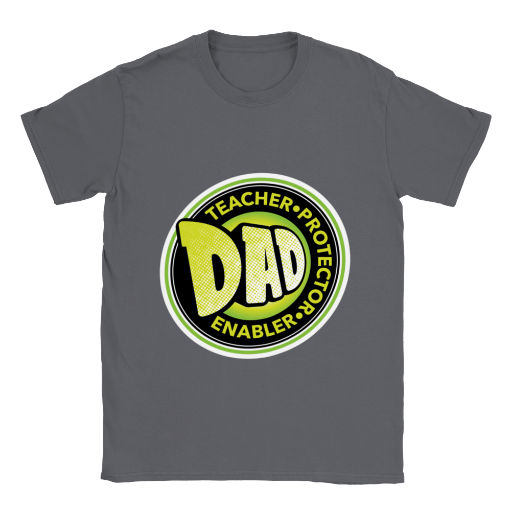 Dad Protector Enabler Teacher Classic Unisex Crewneck T-shirt