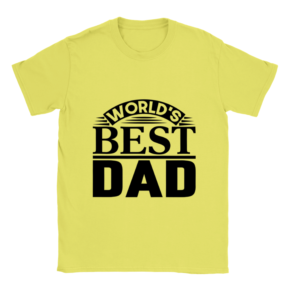Worlds Best Dad Classic Unisex Crewneck T-shirt