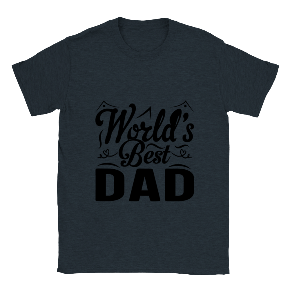 Worlds Best Dad Classic Unisex Crewneck T-shirt