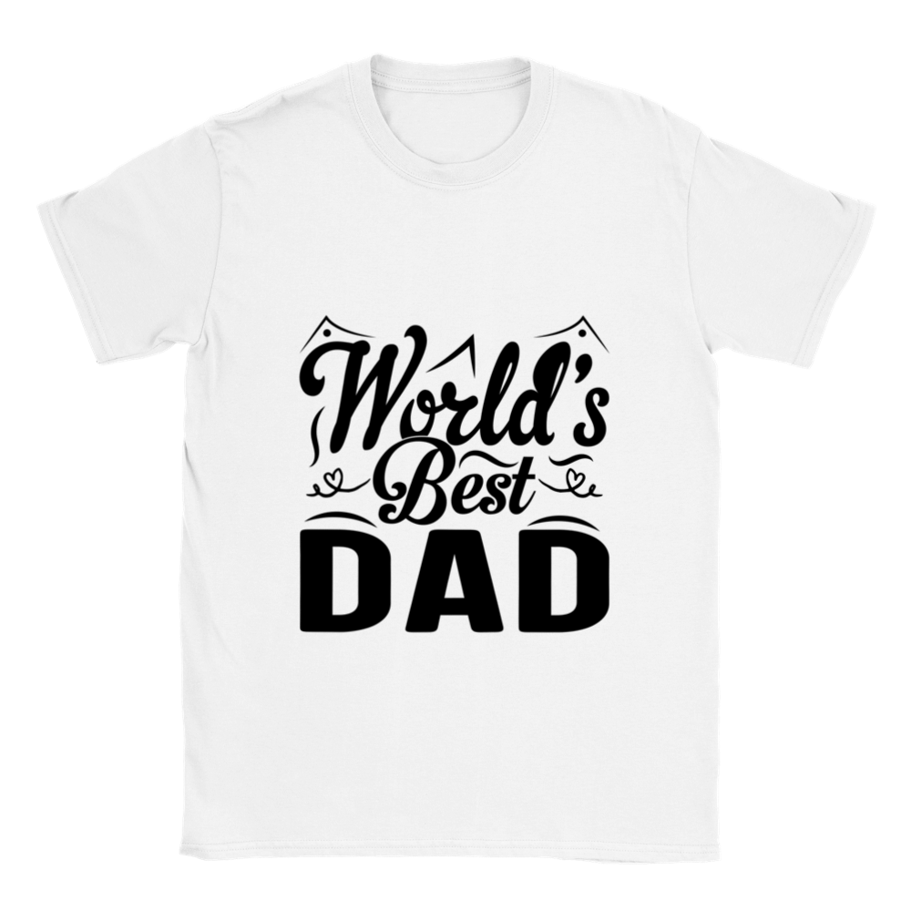 Worlds Best Dad Classic Unisex Crewneck T-shirt