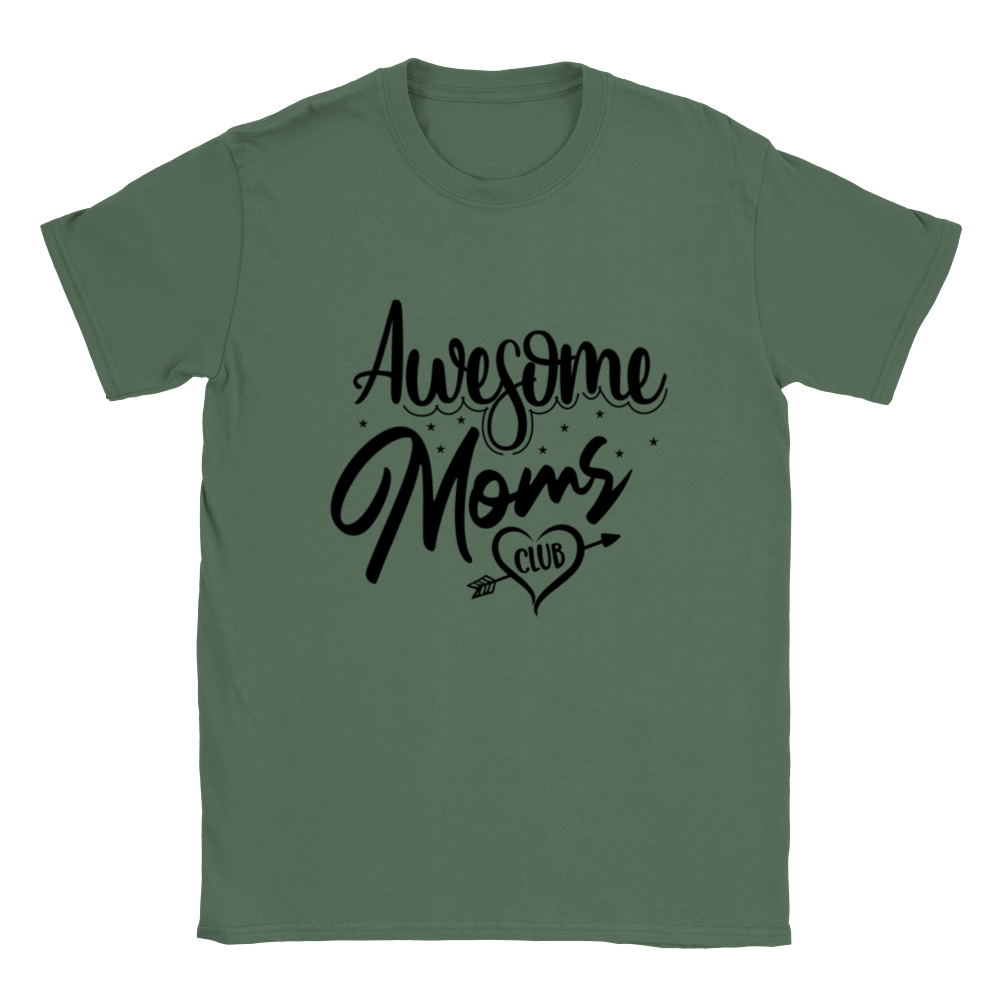 Awesome Moms Club Classic Unisex Crewneck T-shirt