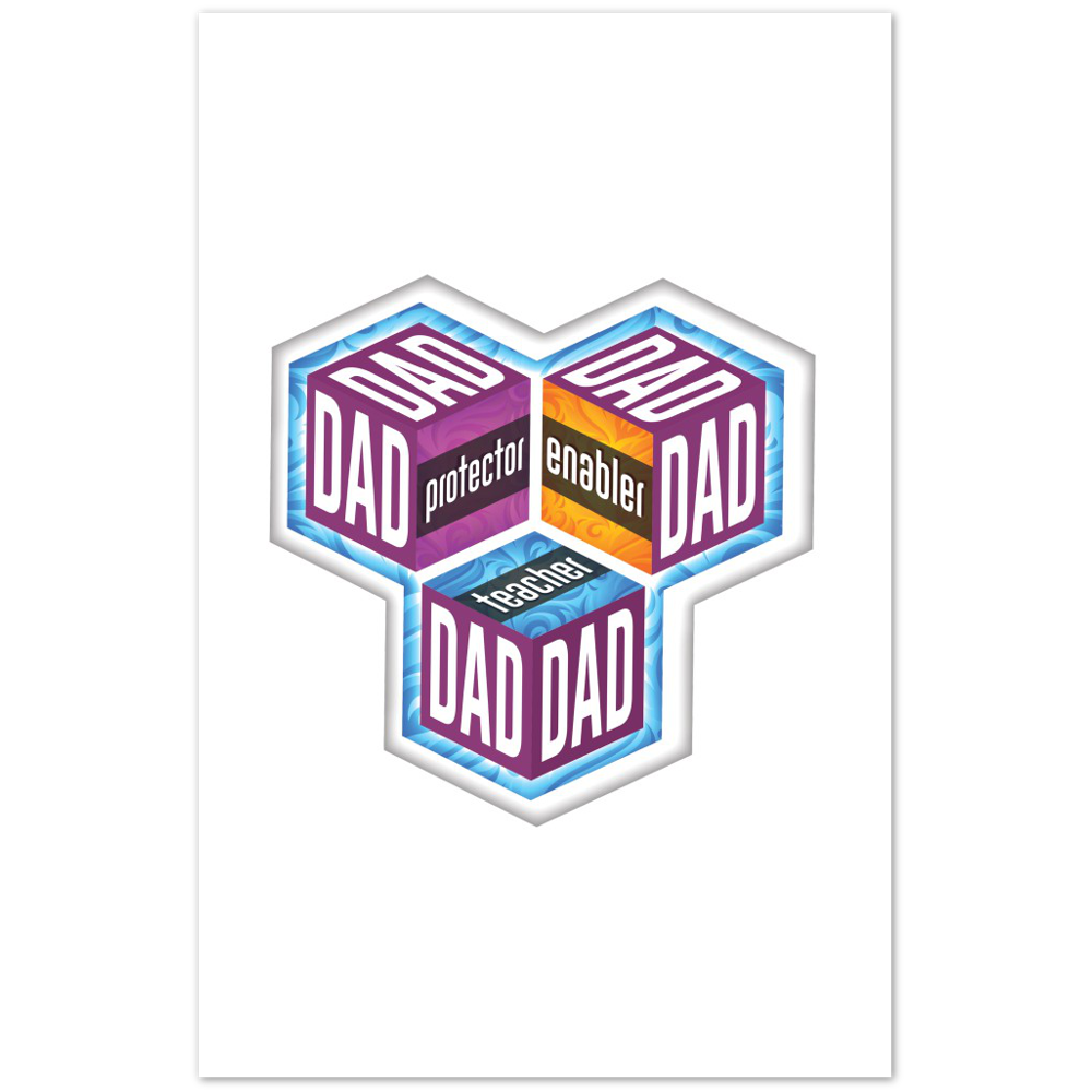 Dad Protector Enabler Teacher Premium Matte Paper Poster