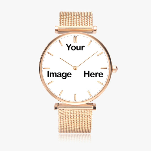 Personalized Photo Stylish Ultra-Thin Quartz Watch (With Indicators)