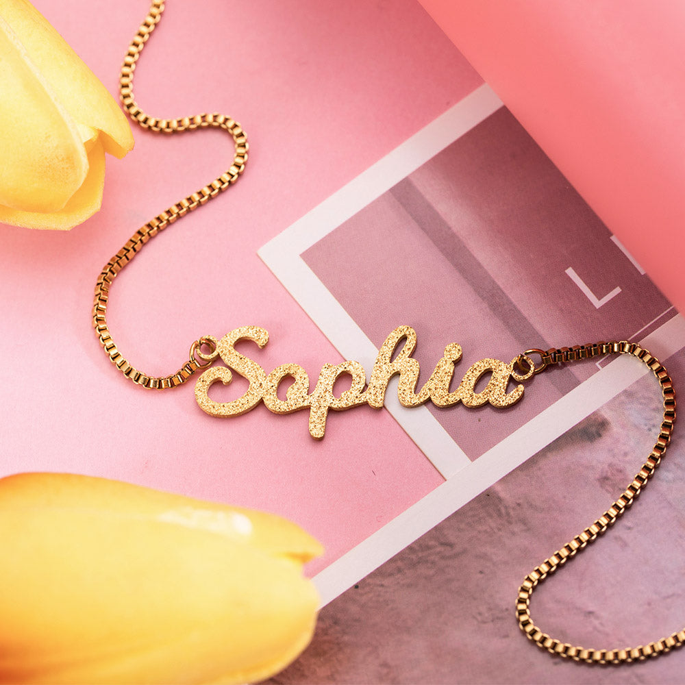 Personalized Sparkling Name Necklace